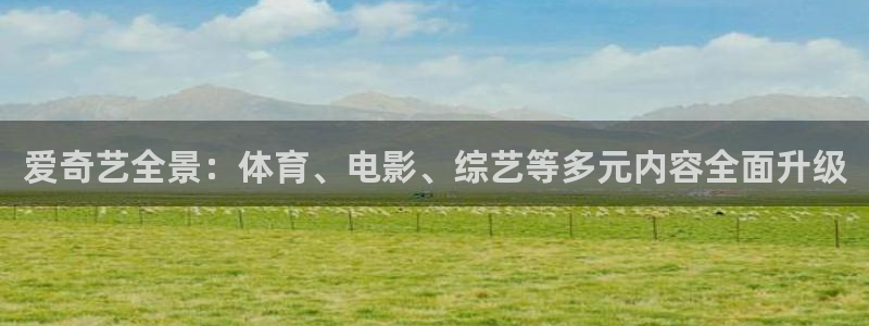 火凤体育免费直播在线观看：爱奇艺全景：体育、电影、综艺等多元内容全面升级